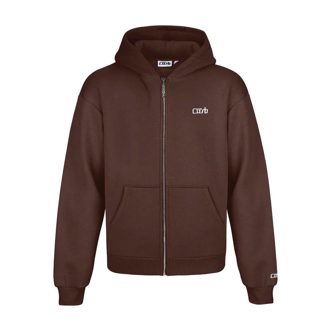 TRACKSUIT CUSB Con Cremallera Marrón
